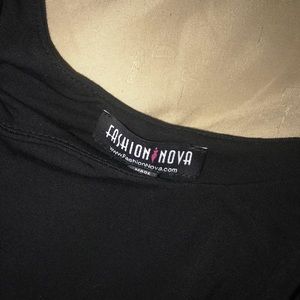 Black fashion nova dress !